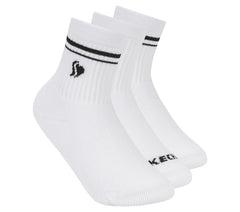 3 Pack Girls' Low Crew Ribbed Socks | Skechers outlet