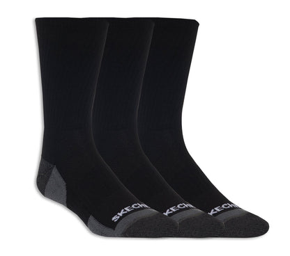 3 Pack Half Terry Crew Socks | Skechers sale