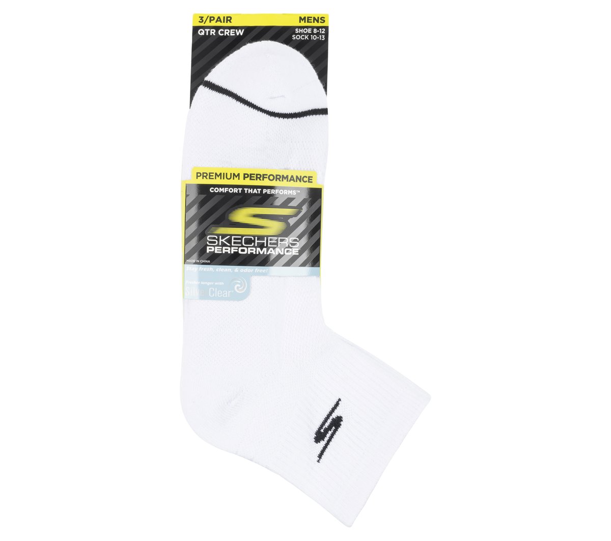 Quarter Premium Basic Socks - 3 Pack | Skechers outlet