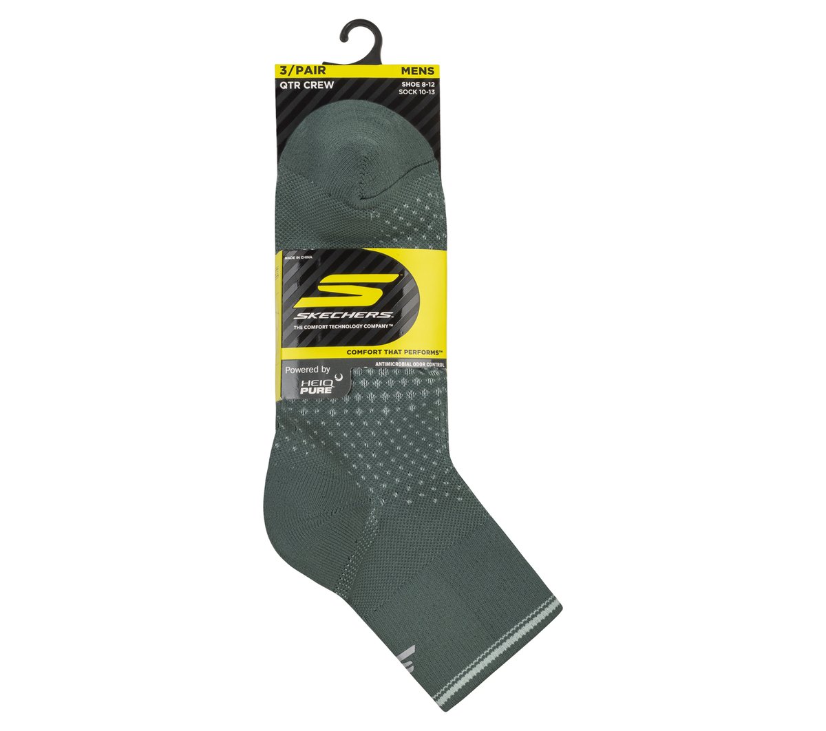 3 Pack Men's Performance Running Quarter Socks | Skechers sale