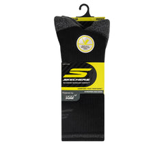 3 Pack Men's Reflective Performance Crew Socks | Skechers on sale