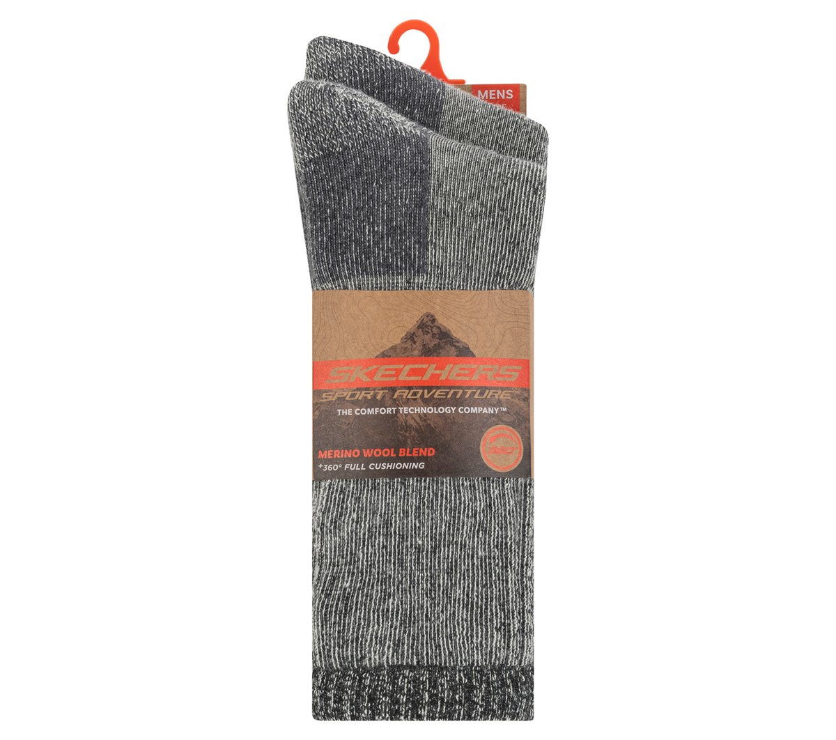 2 Pack Men's Crew Wool Socks | Skechers outlet